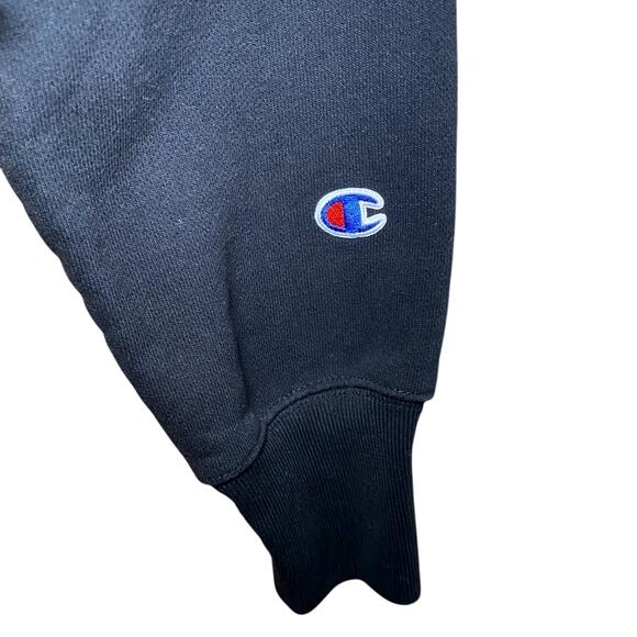 1990's - Vintage Champion Reverse Weave - Cropped Black Sweatshirt - Picture 3 of 13